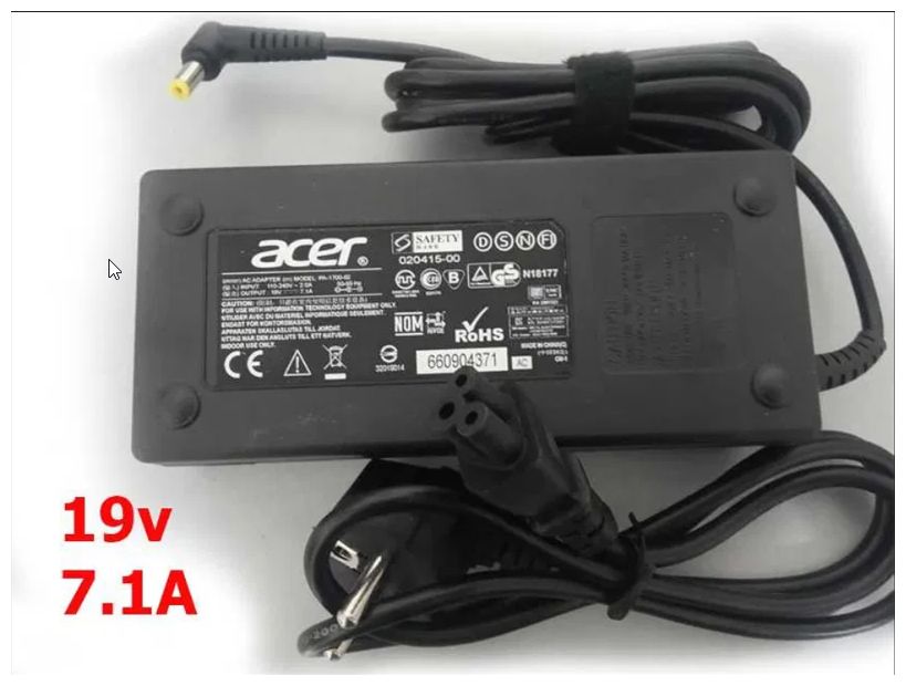 от ACER, для ноутбука зарядка блок питания