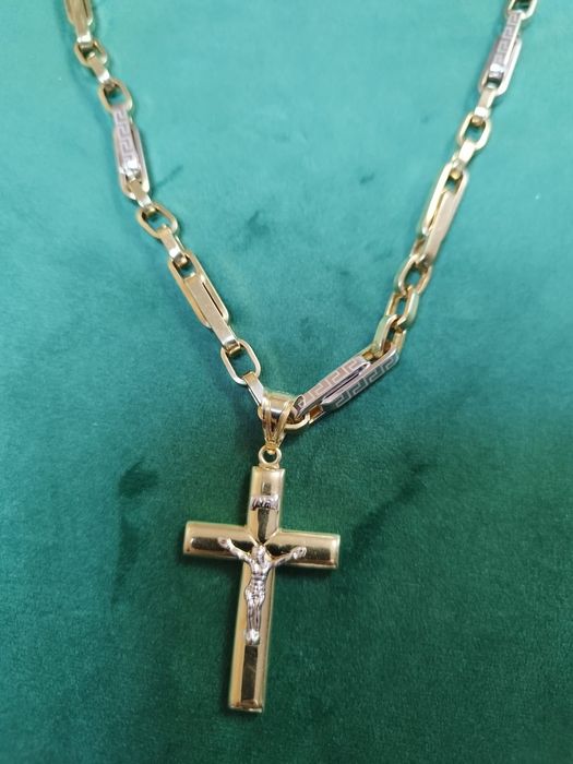 Lanț aur 14k Bărbătesc Versace