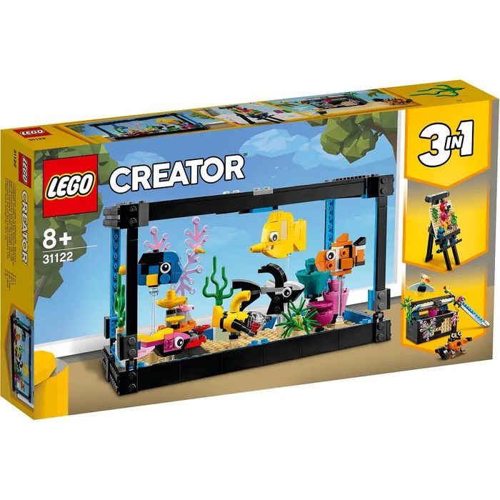 LEGO 31122 Creator 3 in 1 Aquarium, 352 piese nou/sigilat