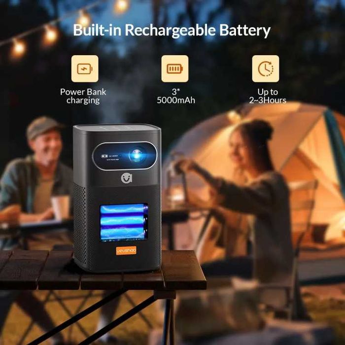 проектор BYINTEK V30 мобильный проектор  3D. Мощный,громкий звук,супер