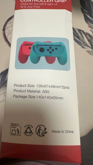 Grip manete nintendo switch noi sigilate