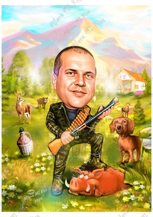 Дигитална карикатура по ваша снимка