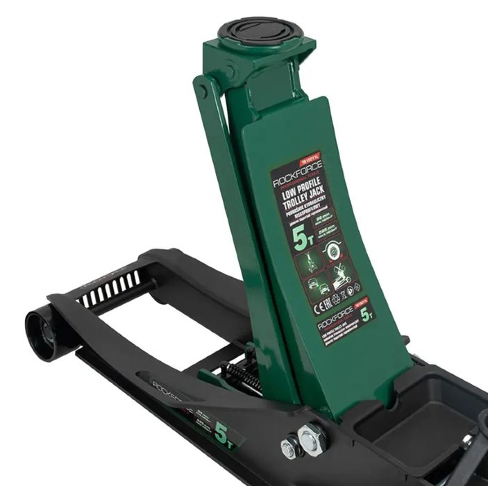 Нископрофилен Крик ROCKFORCE 5 Tона с педал и двойна помпа 96–595мм