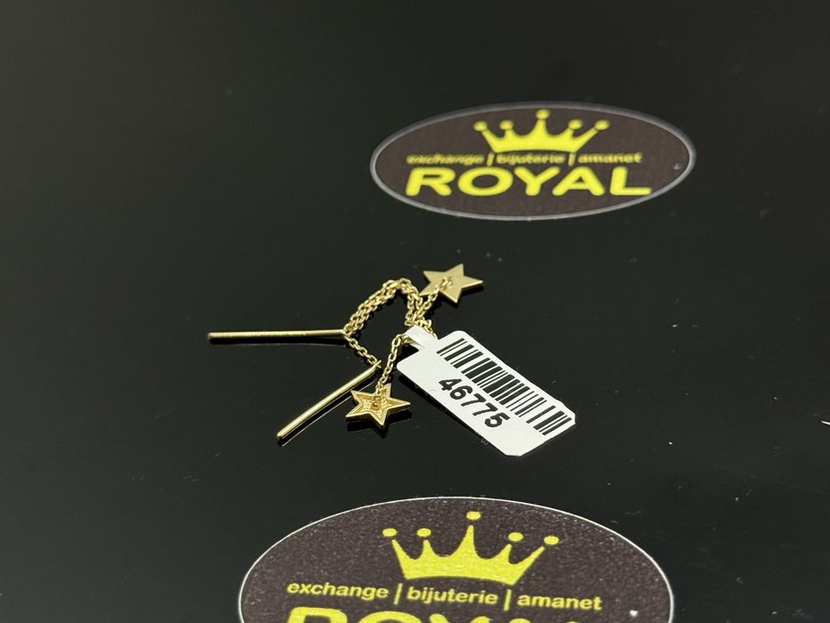 Bijuteria ROYAL : Cercei AUR 14K / 0.99 GR