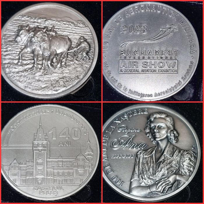 Monede romanesti de lux cadou argint lingou 999