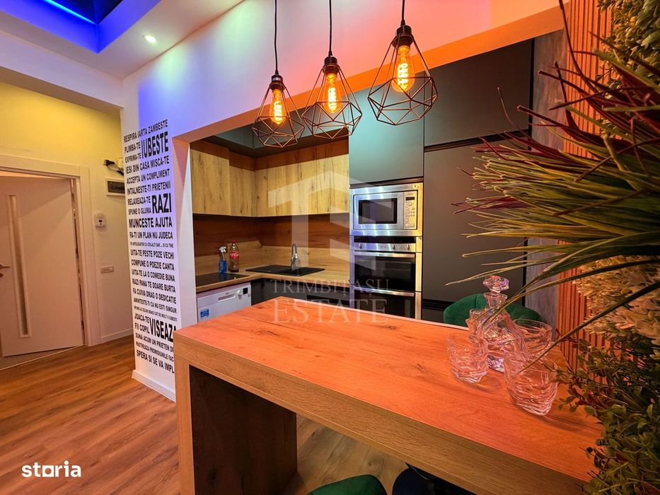 Studio | De Inchiriat | Parcare | Centrala | Bloc 2021 | Demisol Înalt