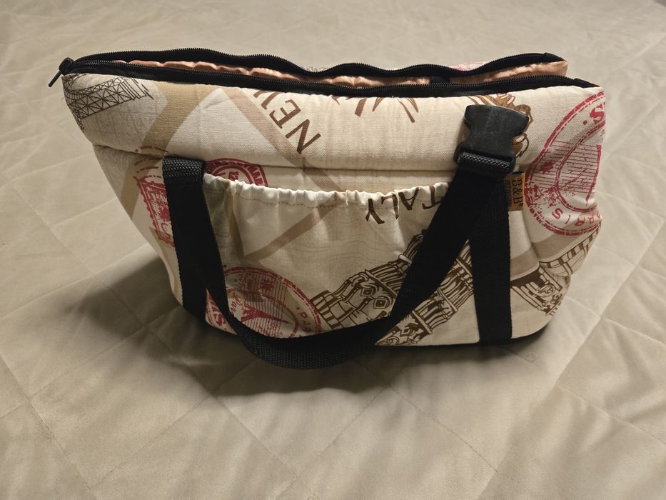 Geanta de transport pentru pisici, câteodată talie mica