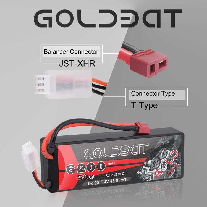 Baterii GOLDBAT Lipo plus de 5200 si 6200mah,pt radioamatorism,sigilat