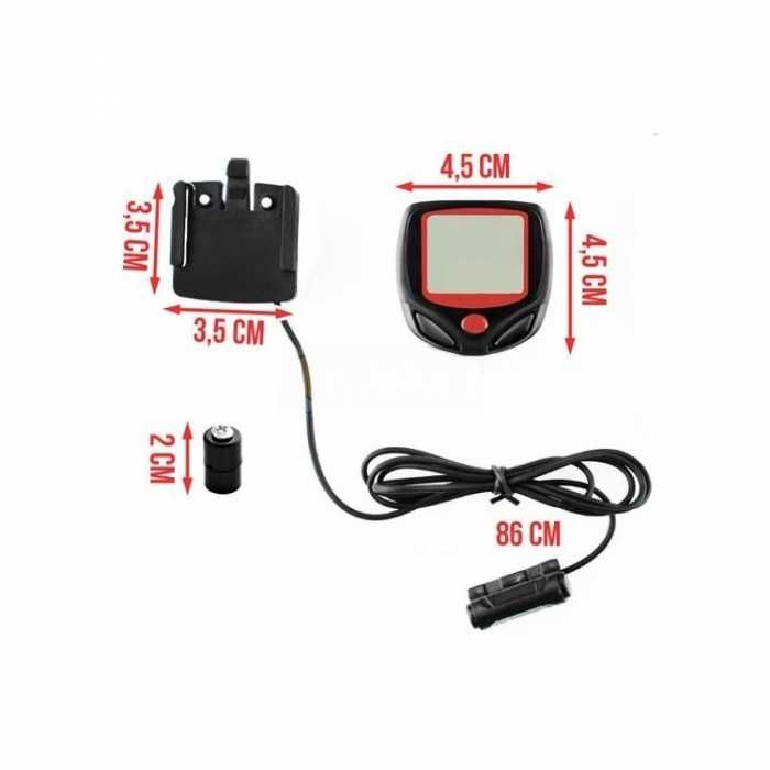 Километраж за велосипед с LCD дисплей и 8 функции