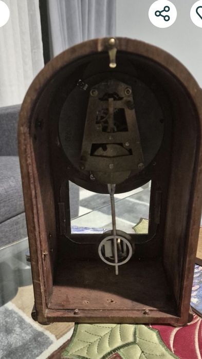 Ceas semineu mecanic pendul Bulle Cloquette