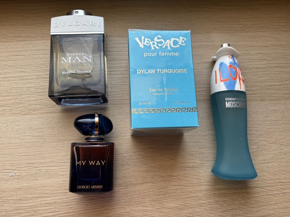 Дамски парфюми-Versace,Armani,D&G, Hermes,Chanel,Moschino,YSL,Victoria