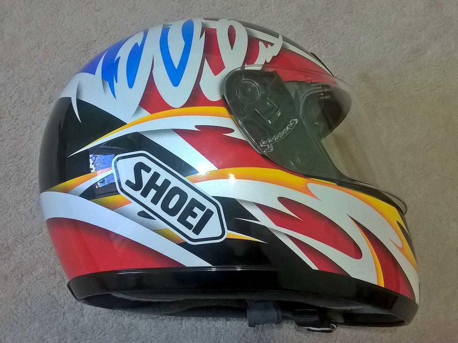 casca motocicleta Shoei Alex Criville NSR champion editie limitata motocicleta carting atv