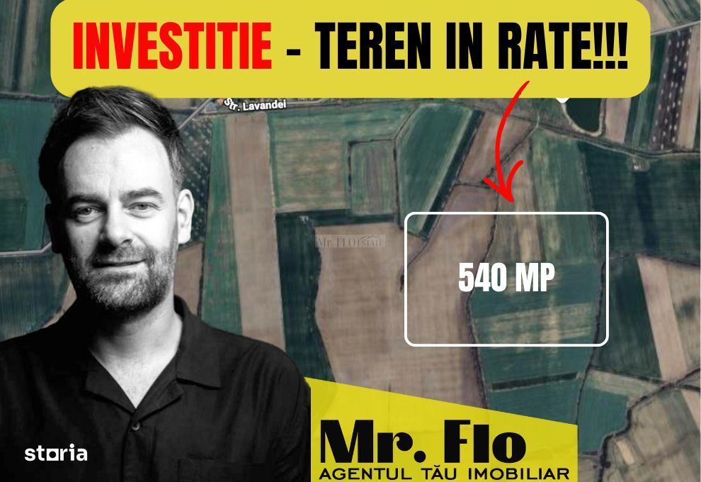 Teren de duplex Bucovat - Optiune de luat in RATE - COMISION 0