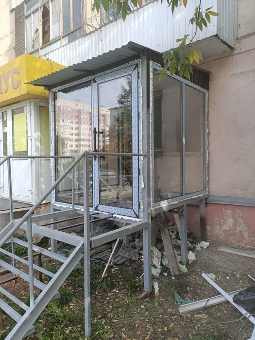 Перегородки алюминий и ПВХ