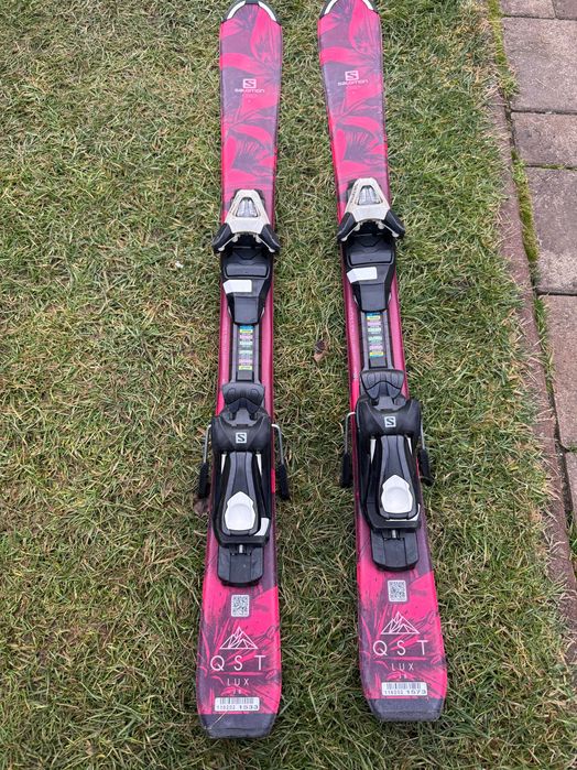 Schiuri copii salomon 100 cm și clapari