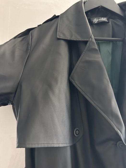 Женский тренч эко кожа