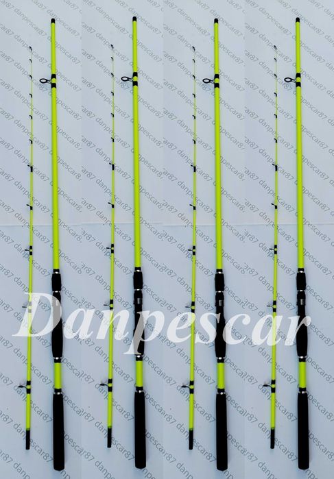 SET 4 Lansete  BOLENTINO 2.70m + 4 Mulinete SAIMINO X4000 si 4role fir