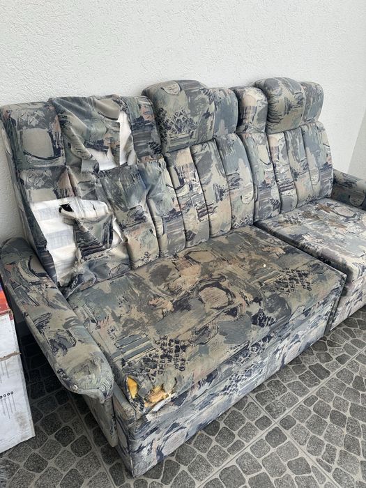 DONEZ Canapea 3locuri, o parte extensibila cu spatiu depozitare