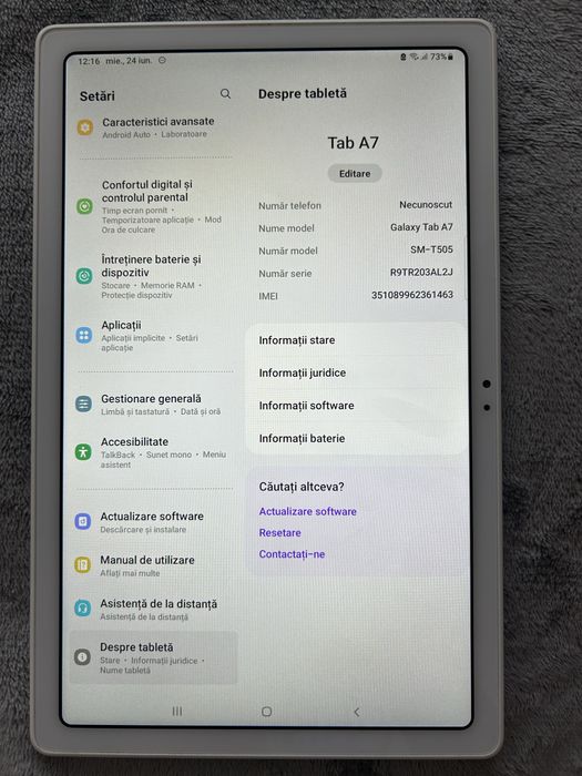 Tableta Samsung Tab A7