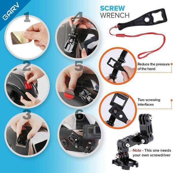 Стойка за каска GARV 4 Way Mount Plus