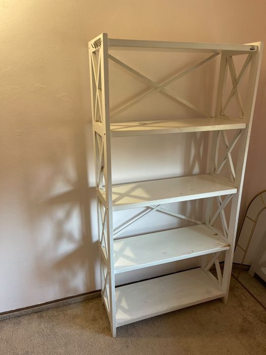 Raft lemn alb ikea