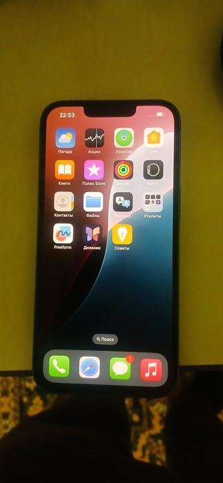 Ayfon 13 128 yonqs 70 hama yoqi ishlidi ochlmagan