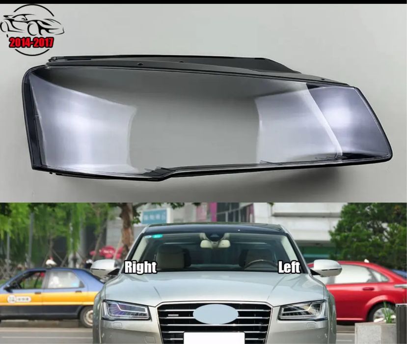 sticla far audi A8 non Fl/Facelift 2011-2018// Carcasa far audi a8