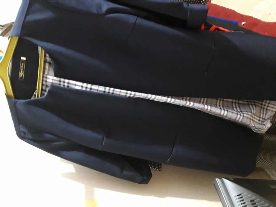 Пиджак темно-синий