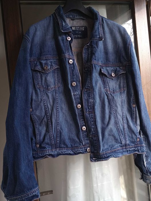 geaca barbati bluejeans Mustang,marime XL,bumbac,clasica