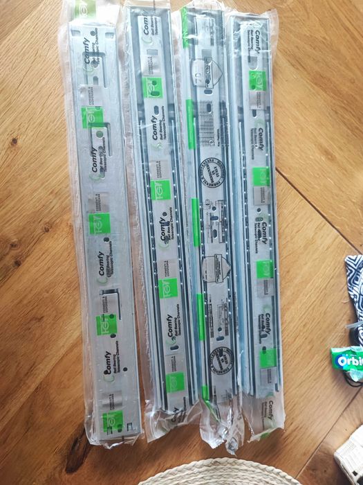 Водач за чекмедже пуш 400 мм. 4 комплекта