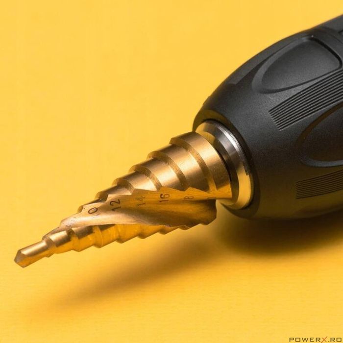 Set burghie conice 4-12; 4-20; 4-30 mm, 3x 3; 6; 8 mm, 6 piese, Verke