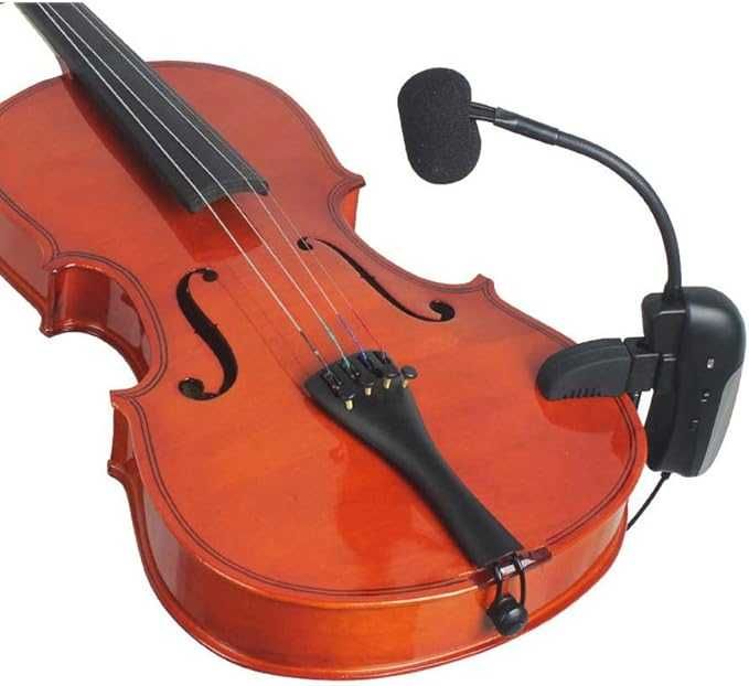 Set Wireless microfon pentru Vioară și Viola ACEMIC PR-8/VT-1 Violin & Alto cu CASE (Shure, Sennheiser)