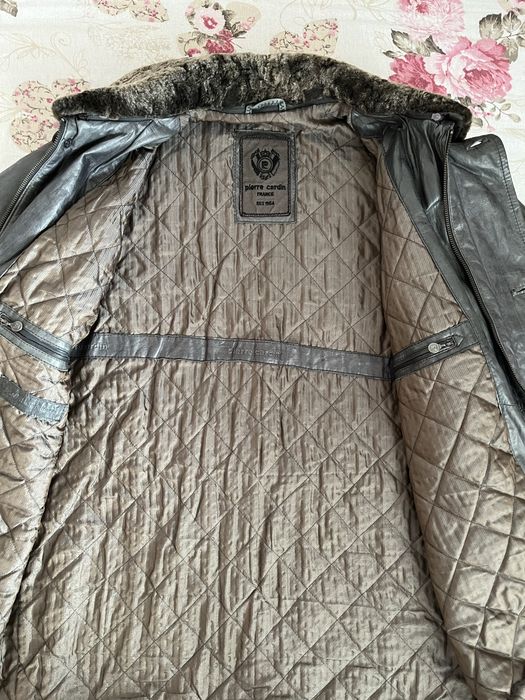 Geaca de piele Pierre Cardin