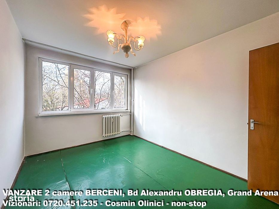 Apartament 2 camere Bd Obregia etaj 2 aproape Grand Arena 50 mp