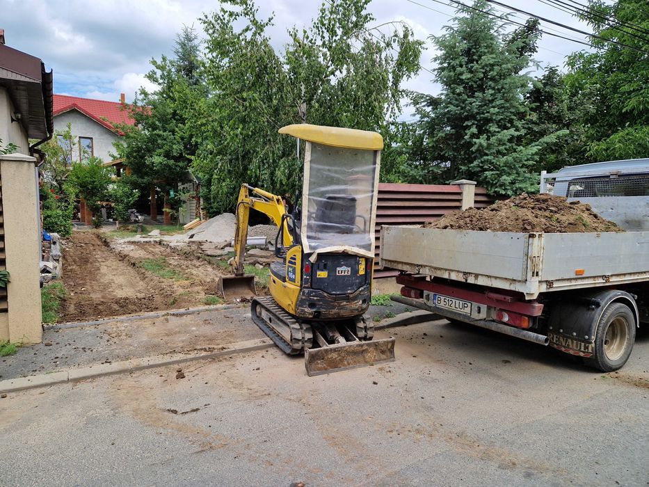 Miniexcavator, basculanta 3.5t, bobcat