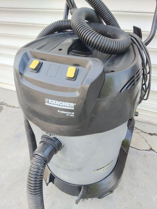 Прахосмукачк  Karcher NT 70/2 Professional 3800W с два Мотора Сухо и Мокро Строителство  Почистване