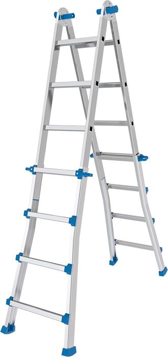 Продавам многофункционална алуминиева стълба Colombo Eiffel 4+4 – Made in Italy