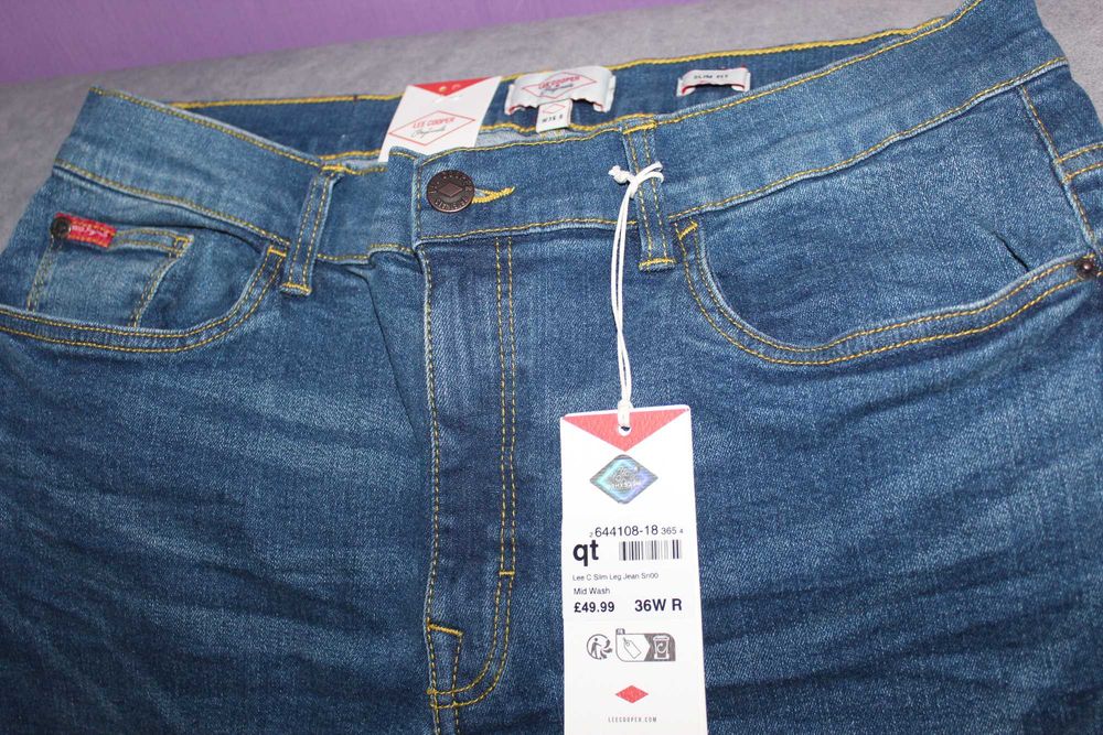 Дънки LEE COOPER чисто нови,сини и черни N36 ,един чифт JACK&JONES N36
