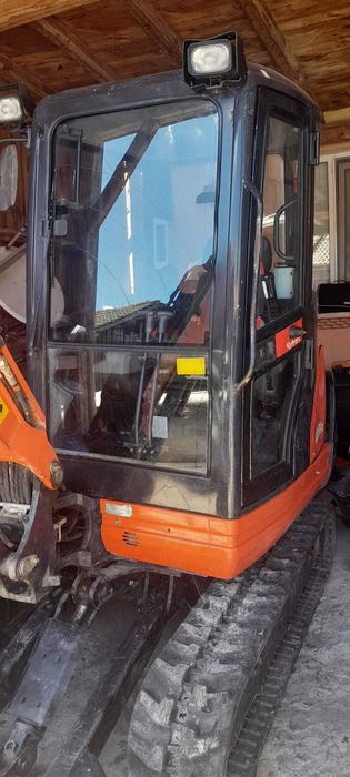 Багер Kubota KX61-3 + платформа