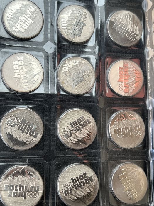 Продам монеты сочи 2014