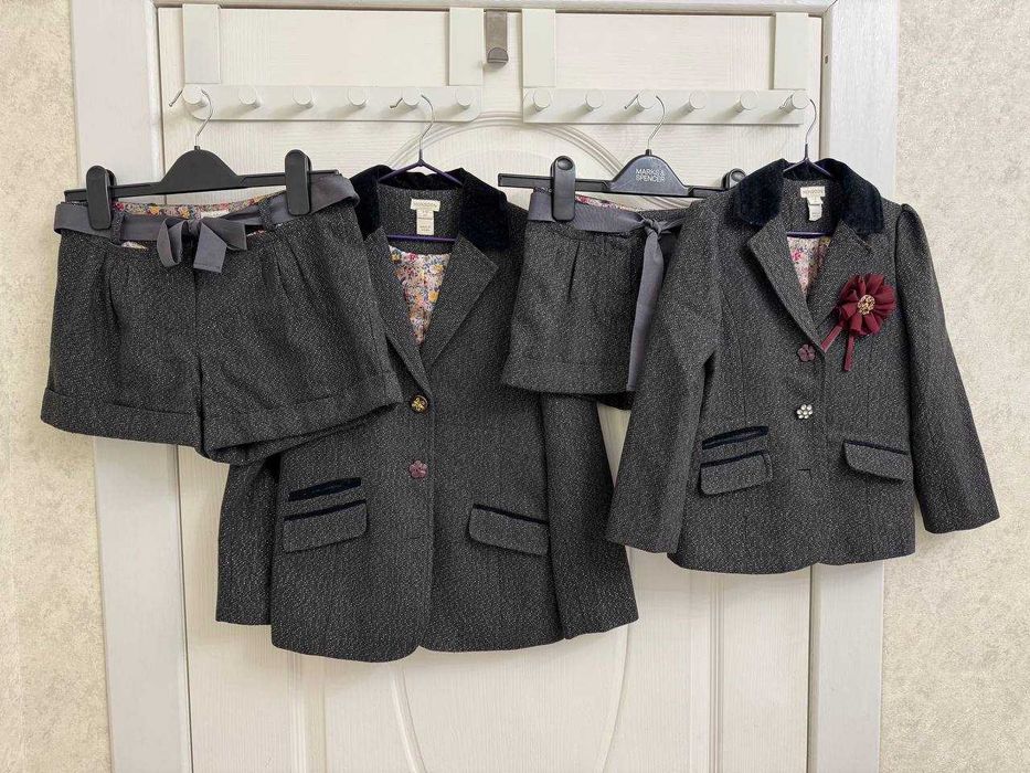 Костюмы с шортами Monsoon, размер 4/6 лет и 8/10 лет