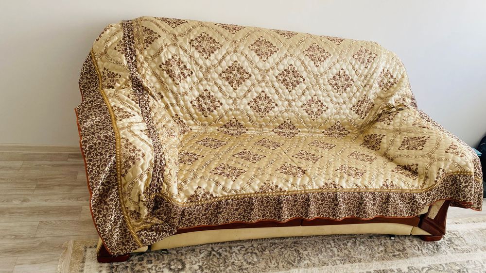 Диван, бежевый, прямой