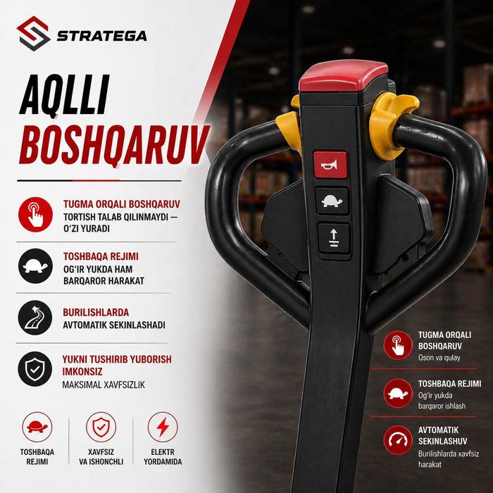 NIULI 1535 elektr shtabelyor sotiladi