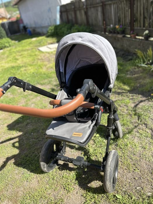 Vand carucior krausman 3 în 1 grey lux