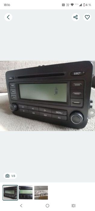 Radio cd oentru piese