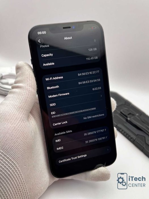 iPhone 12 Pro MAX, 128GB, Blue, 100% батерия, КАТО НОВ, ГАРАНЦИЯ!