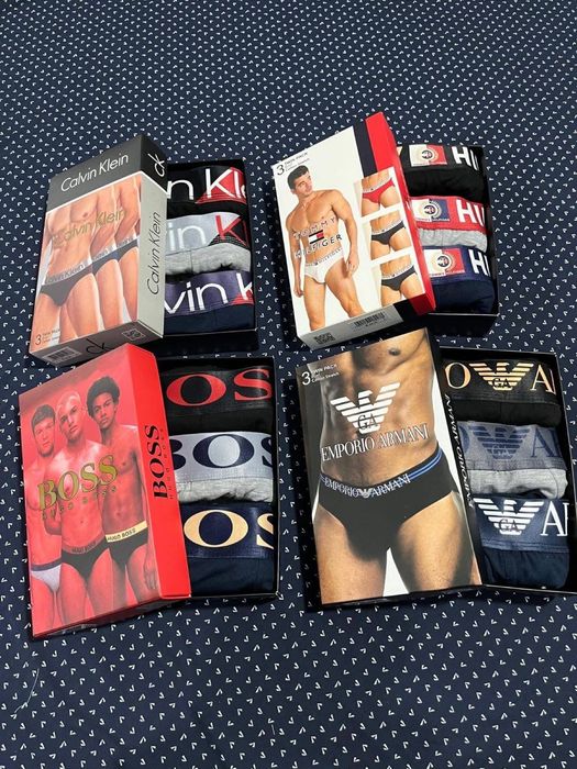 Chiloti  barbati 3 la set Armani boss ck tommy