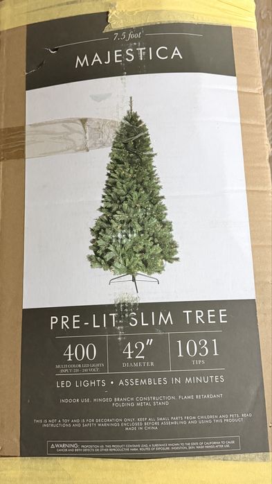 Vand brad Craciun artificial - made in USA - 230cm