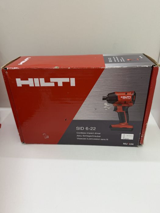 Hilti SID 6-22 + SMT 6-22 set complet nou cu acumulatori