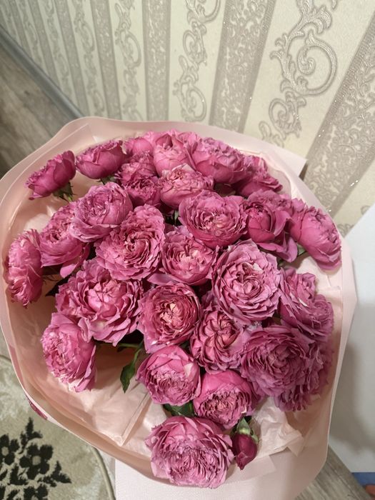 Букет Пионовидных роз от Romantic